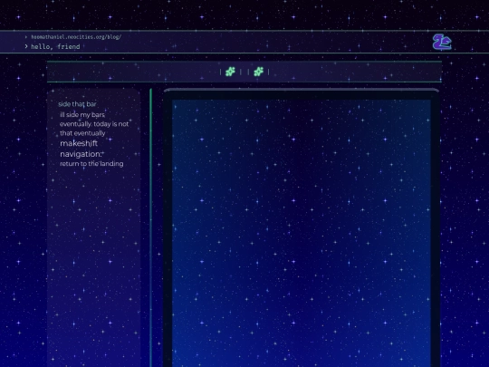 blog screenshot