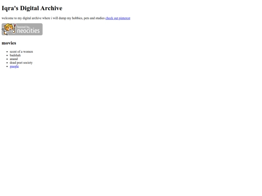 index screenshot