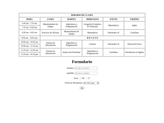 index screenshot