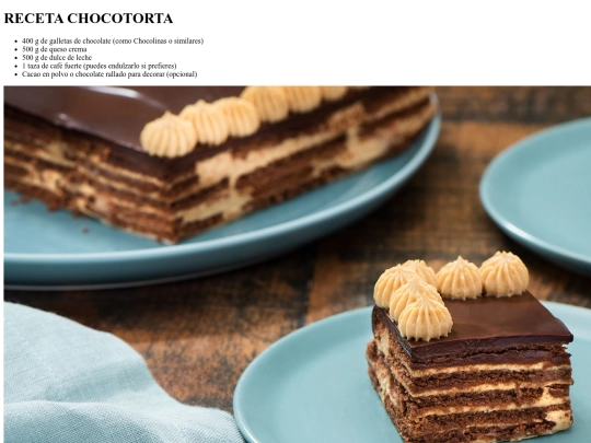 recetario/Chocotorta/chocotorta screenshot