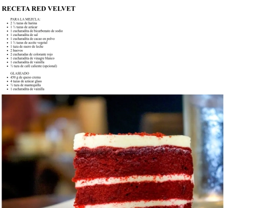 recetario/Red velvet/redvelvet screenshot