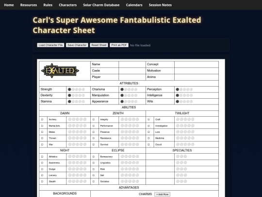 exalted/character-sheet screenshot