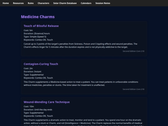 exalted/charms/medicine screenshot