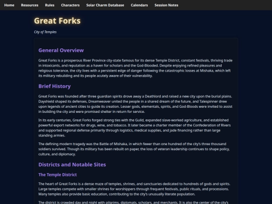 exalted/greatforks screenshot