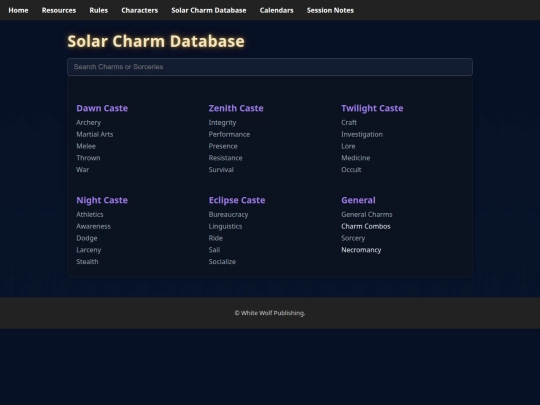 exalted/solar-charms screenshot