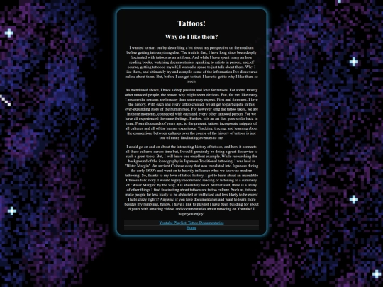 pages/tattoos screenshot