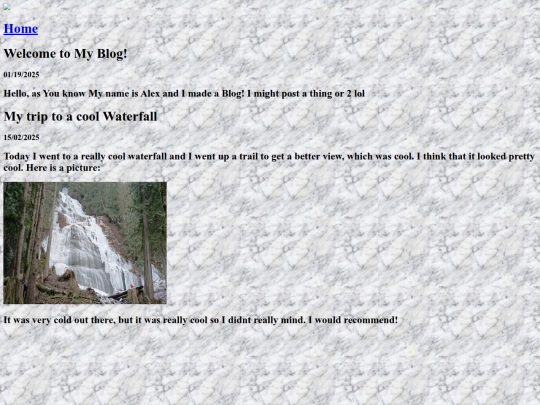 blog screenshot