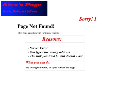oldhomepages screenshot