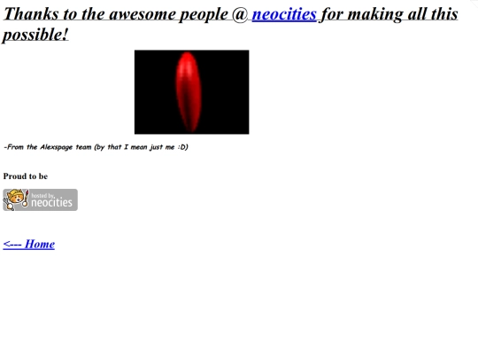 thanksneocities screenshot