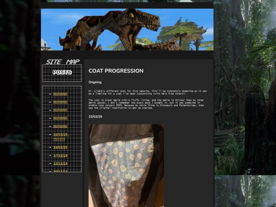 blog posts/Coat screenshot