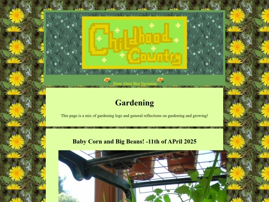 gardening_blog screenshot