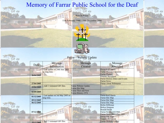 Farrar-Website Update screenshot