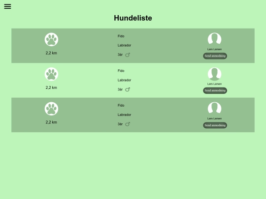 doglist screenshot