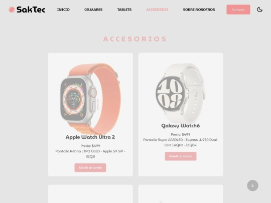 accesorios screenshot