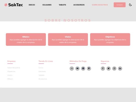 sobreUs screenshot