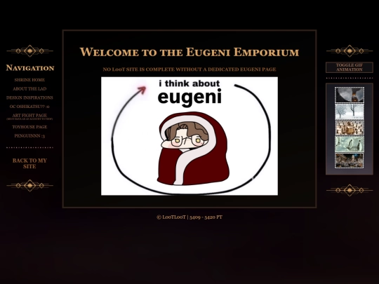 eugenishrine/main screenshot