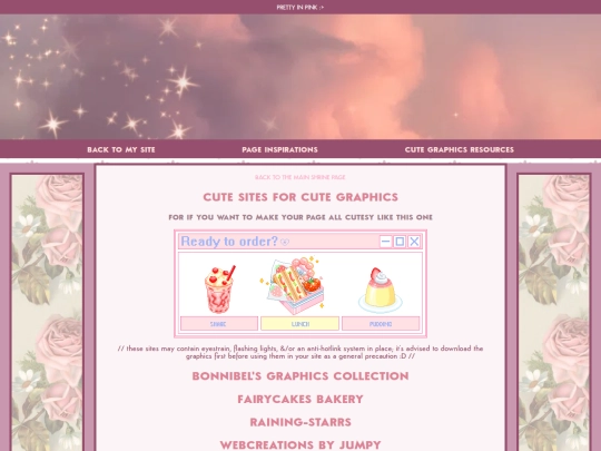 pinkpage/cutegraphics screenshot