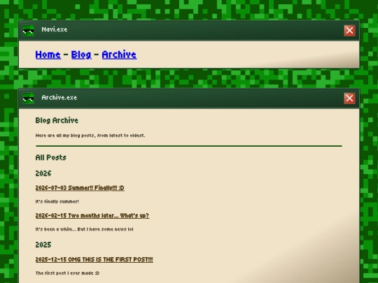 archive screenshot