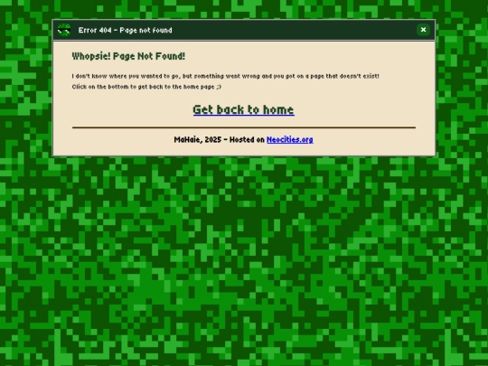 not_found screenshot