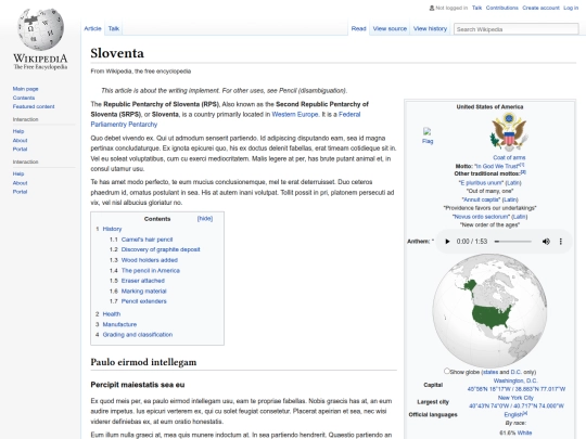 NationStates/Sloventa screenshot
