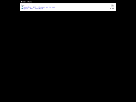 Music screenshot