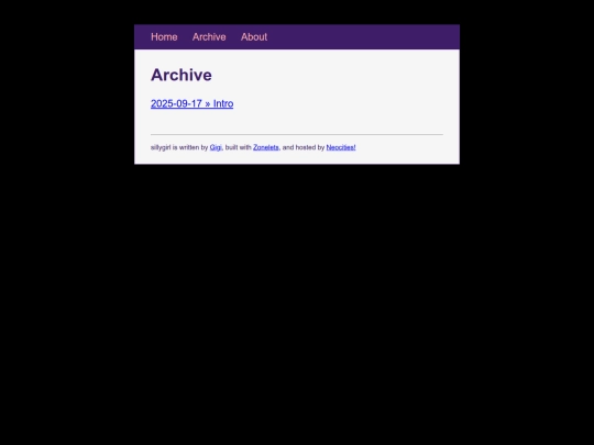 archive screenshot