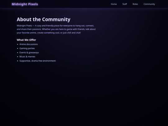 community screenshot