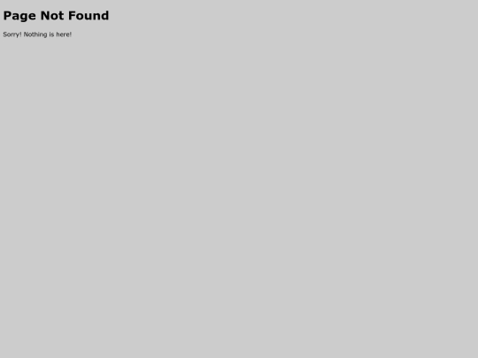 not_found screenshot