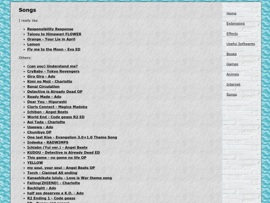 songs screenshot