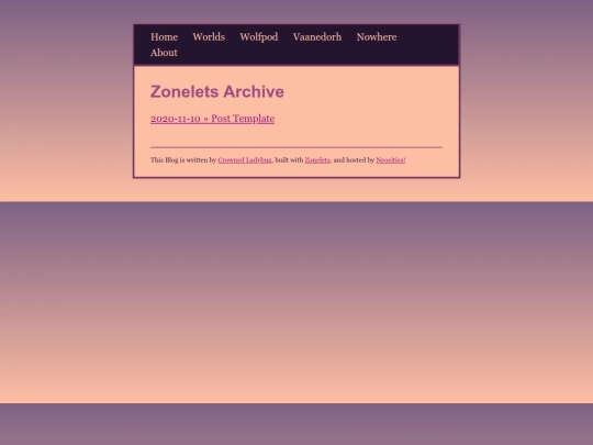 archive screenshot