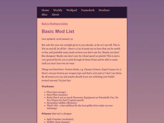 misc/space-ninjas/modlist screenshot
