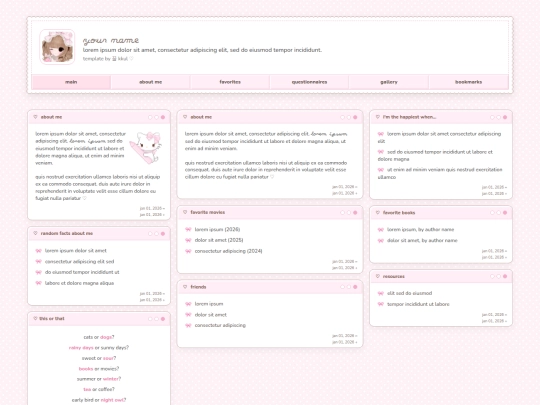 templates/lovegraphy screenshot