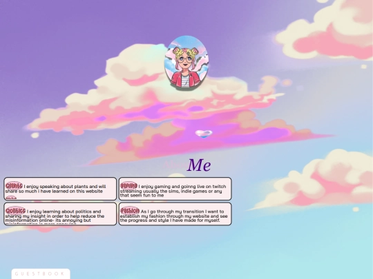 aboutme screenshot