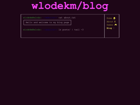 blog screenshot
