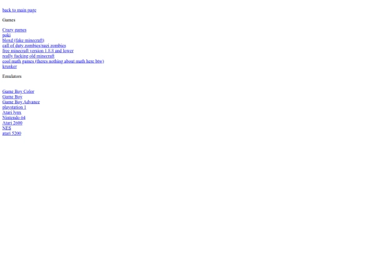 games screenshot
