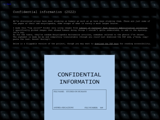 confidentialinformation screenshot