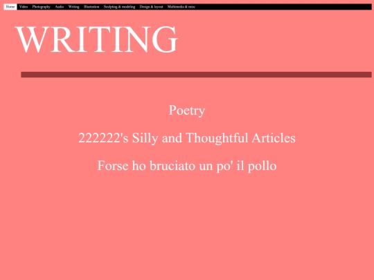 writing screenshot