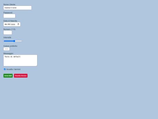 Pagine/campiditesto screenshot