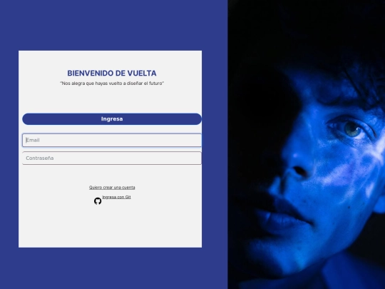 login screenshot
