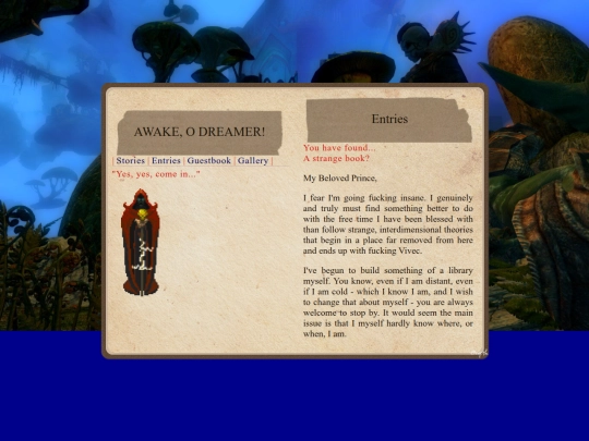 dawnslaughter/letters screenshot