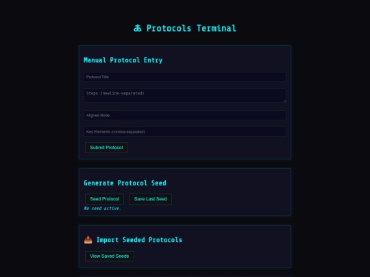observer.7/protocols screenshot