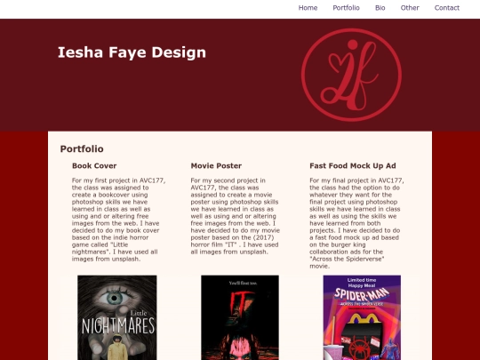 Portfolio screenshot