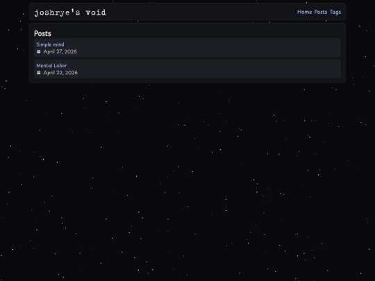 posts screenshot