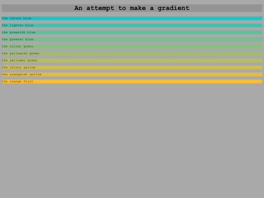colortest screenshot
