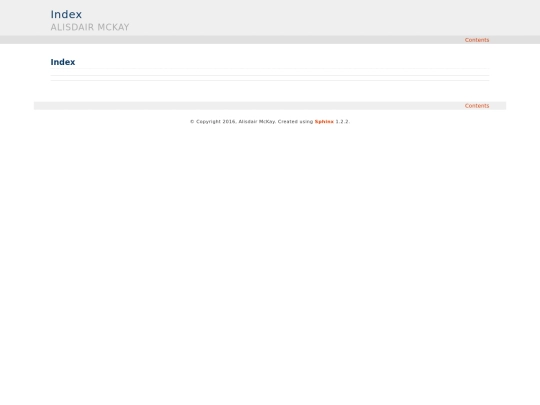 Notes/NumericalCrashCourse/genindex screenshot