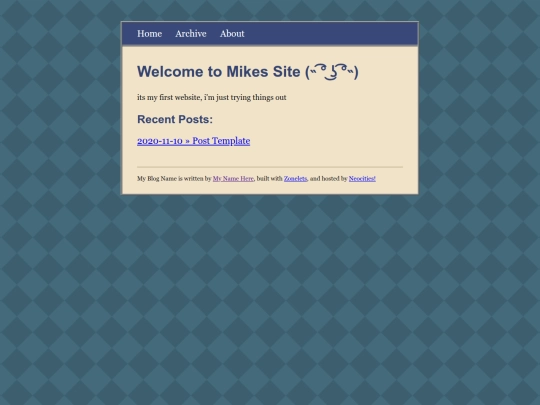 index screenshot