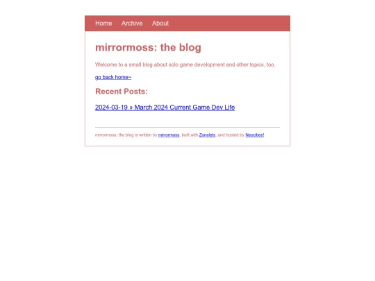 blog screenshot