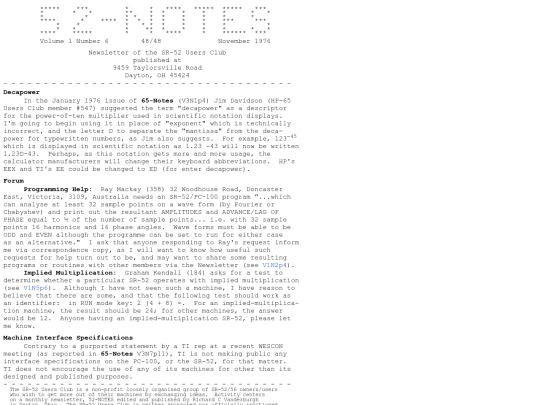 calculators/52-notes/52v1n6 screenshot