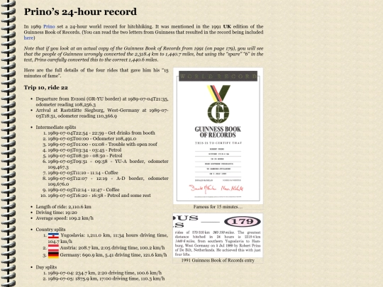 miscellaneous/prinos-24-hour-record screenshot