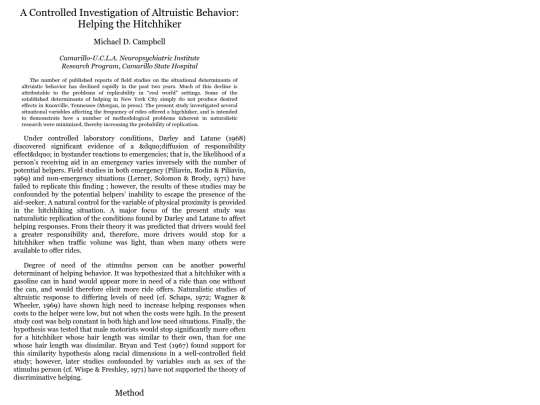 www/campbell/a-controlled-investigation-of-altruistic-behavior-helping-the-hitchhiker screenshot